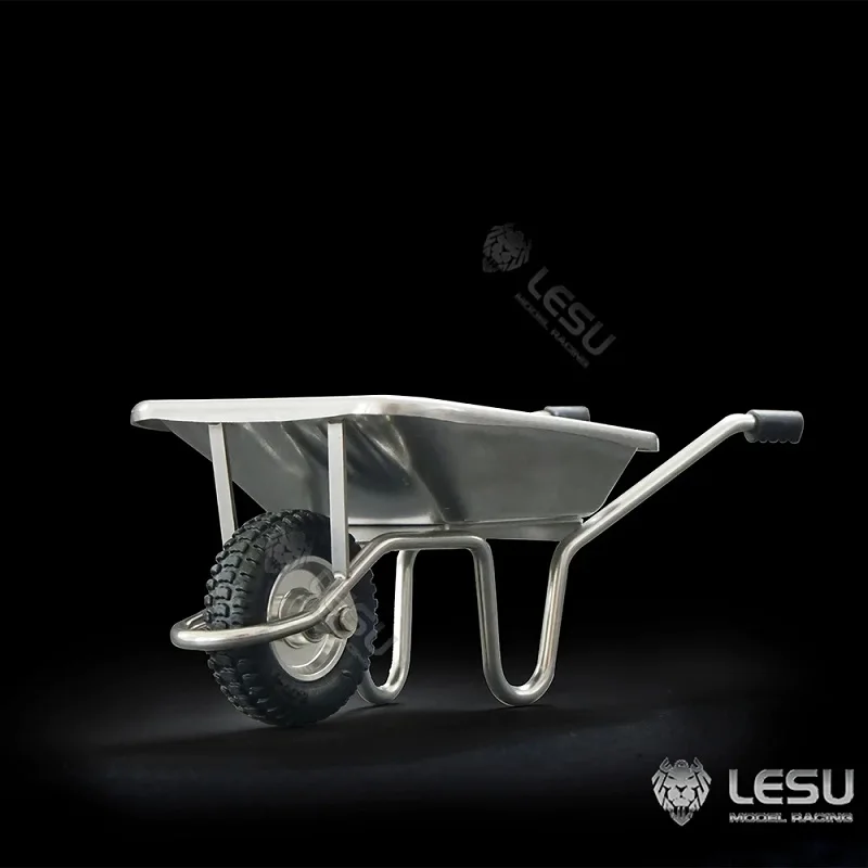 LESU für 1/14 Simulationsmodell-Spielzeug: Vollmetall-Handbaggerwagen mit Griff, Spaten, quadratischer Eisenschaufel und Bergbauwerkzeug – Detail 12