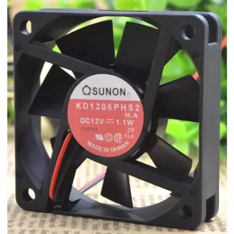 New Fan for SUNON KD1206PHS2 12V 1.1W 6CM 6015 Cooling Fan 60*60*15MM