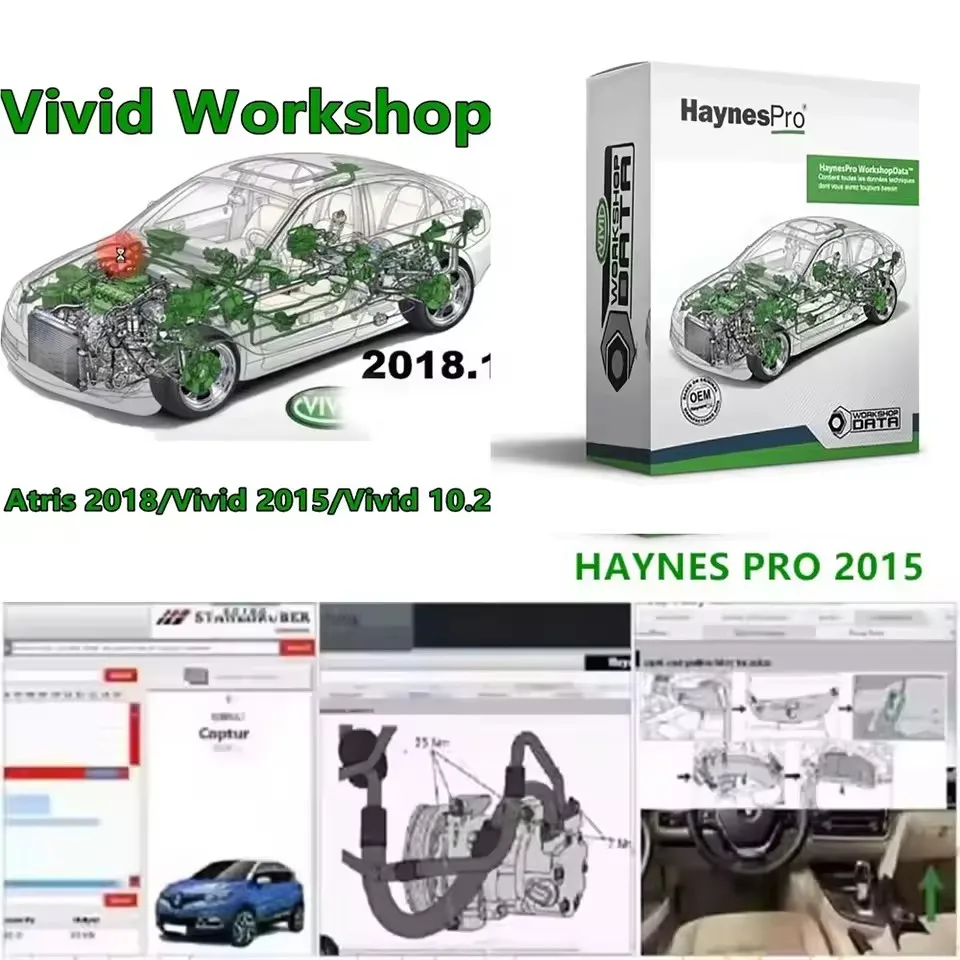 Haynes Pro Automotive vivid 2018 Atris-Technik Vivid Workshop DATA 2018.01v Vivid 2018 2015 10.2 Europe Car Repair Software Atr