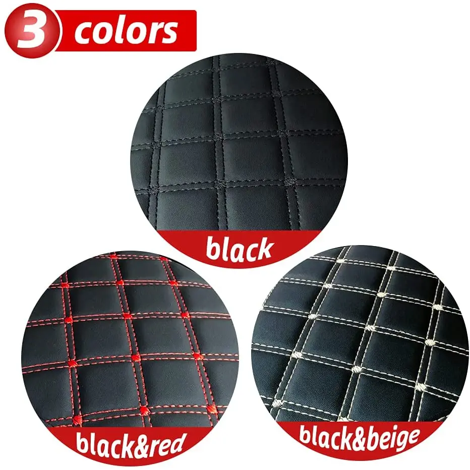 Leather Car Armrest Mat Interior Cushion Cover Armrest Protector for Mercedes Benz W211 W221 W220 W163 W164 W203 C E SLK GLK CLS