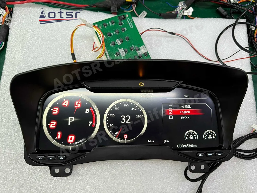 12.3Inch For Hummer H3 2005~2010 Built in Carplay Digital Performance Display Dashboard  LCD Speed Table Car Virtual Information