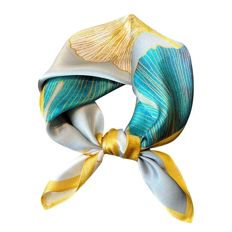 Foulard 100% Soie Naturelle Véritable pour Femme, Nouveau Motif, Bandeau Carré, Châle, Foulard de Cou, Hijab, Poncho, Bandana, Bandeau pour la Tête 2026