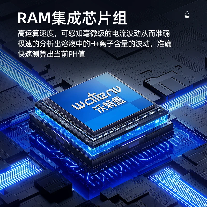 Handheld pH test pen experimental industrial acid-base tester