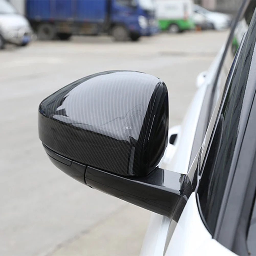 For Land Rover Discovery Sport Range Rover Evoque Velar Car Accessories Rear View Mirror Cover Caps Trim For Jaguar F-Pace X761