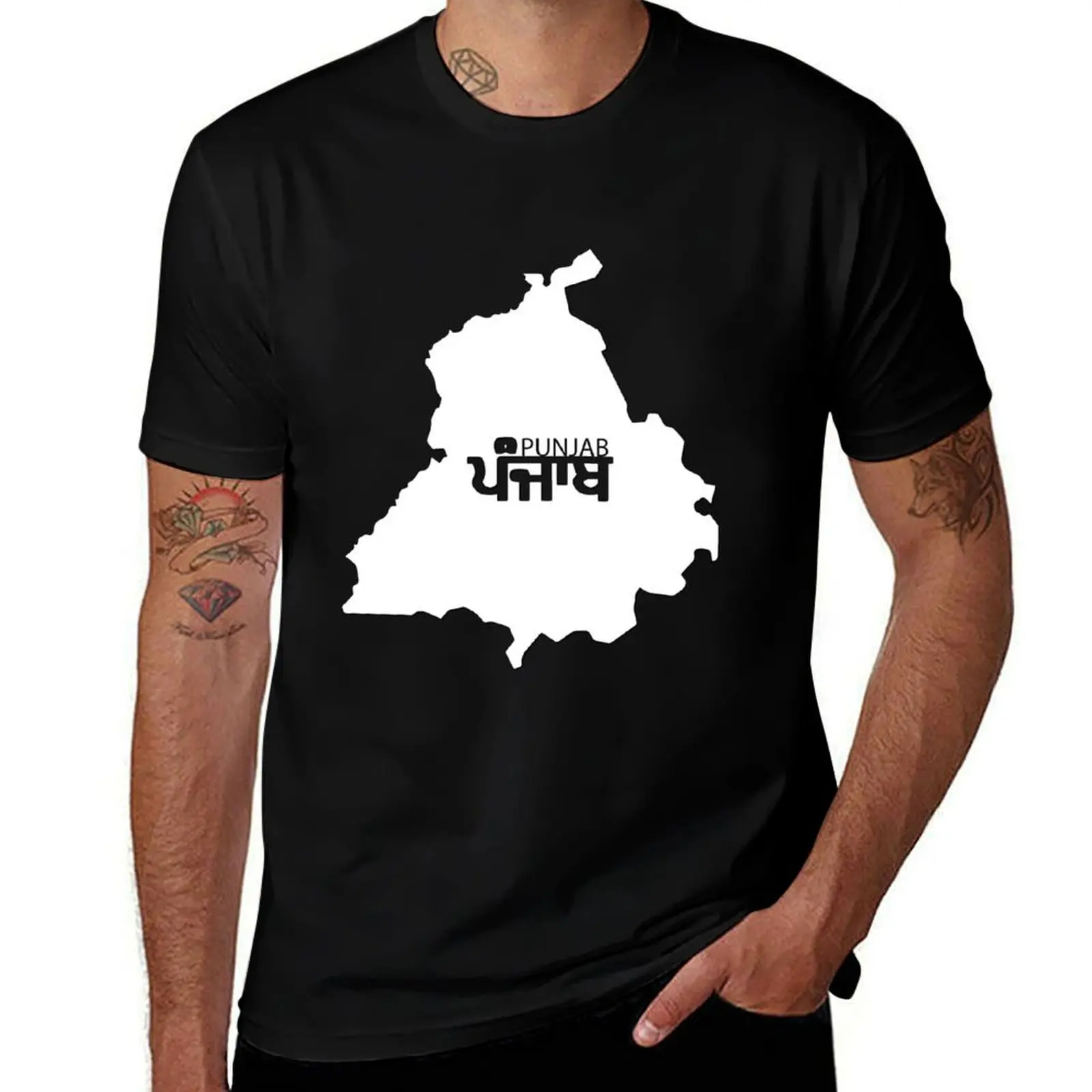 

Punjab (  ) T-Shirt t shirt for man t shirt men 100% cotton luxury brand g man t shirts for men T-Shirt