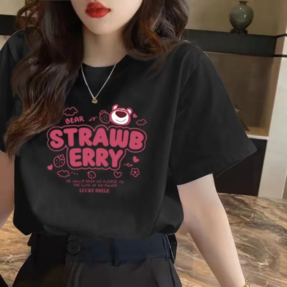 

Clothing Print Tshirt Cartoon Fashion Casual Tee Short Sleeve Women Ladies Tshirt Top Trend Cute Style WomenT-shirt