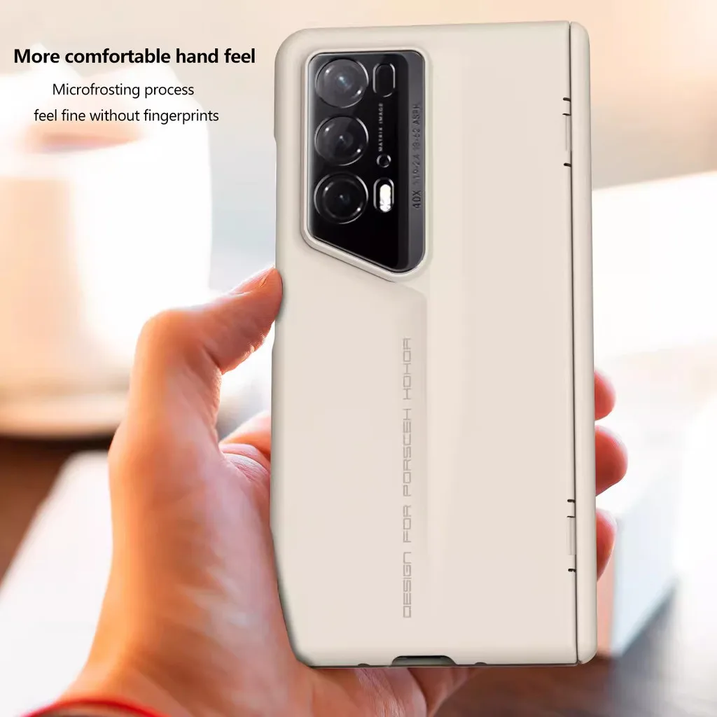 Hinge Protection Cover For Honor Magic V2 RSR Porsche Design Stylish Hard PC Shockproof Skin Feel Foldable Back Cover