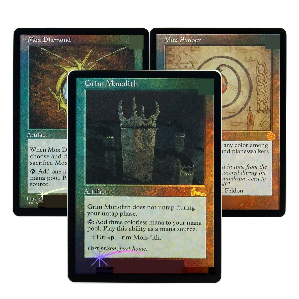 Foil Mox Diamond Arcane Signet Ashnod's Altar Birthing Pod TCG Proxy Cards Custom Top Quality Game Collection Trading Cards