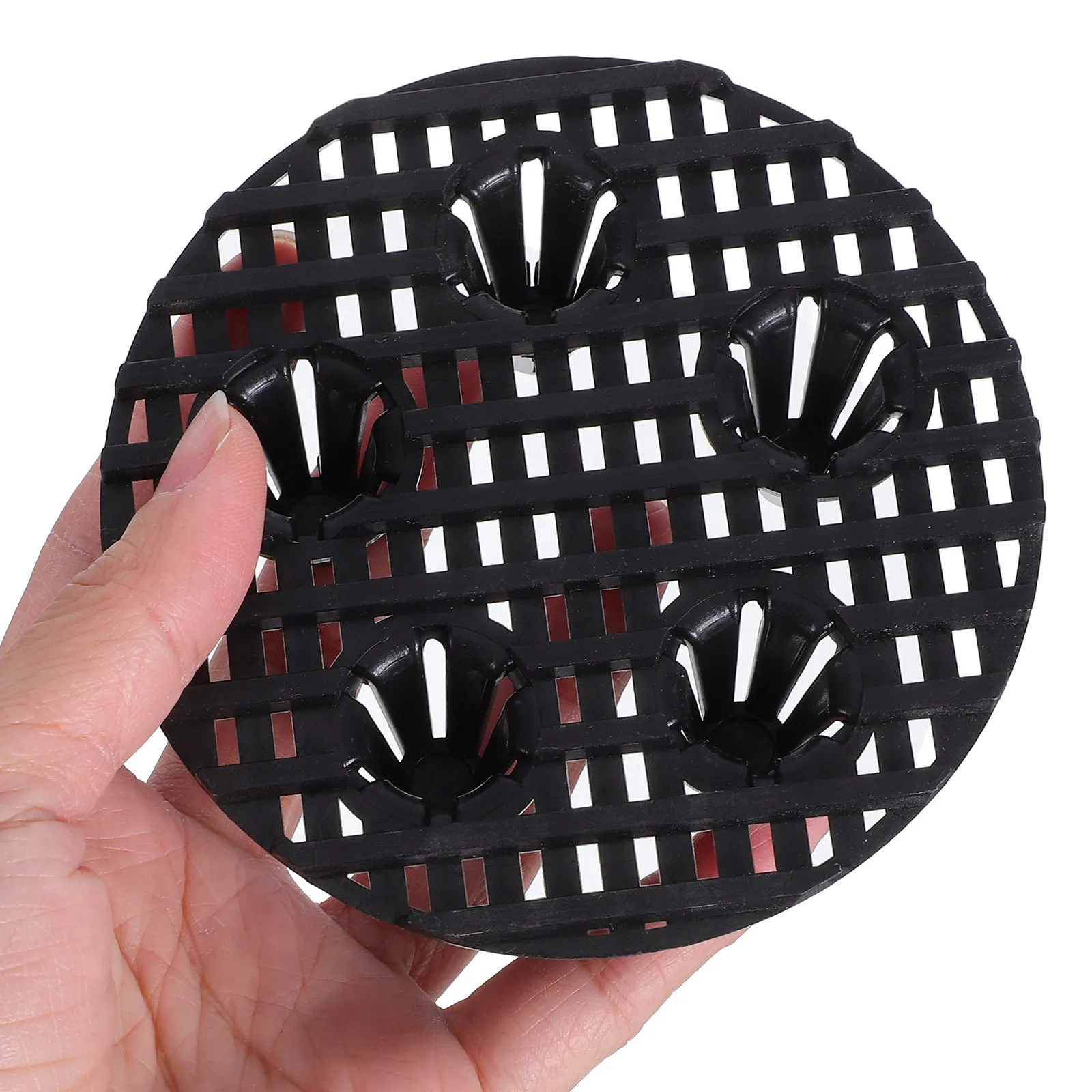 10 pièces de pieds de pot de fleurs en plastique, support de pot de jardinage, forme ronde, ajustement universel, protection de ventilation des racines et drainage, pour intérieur
