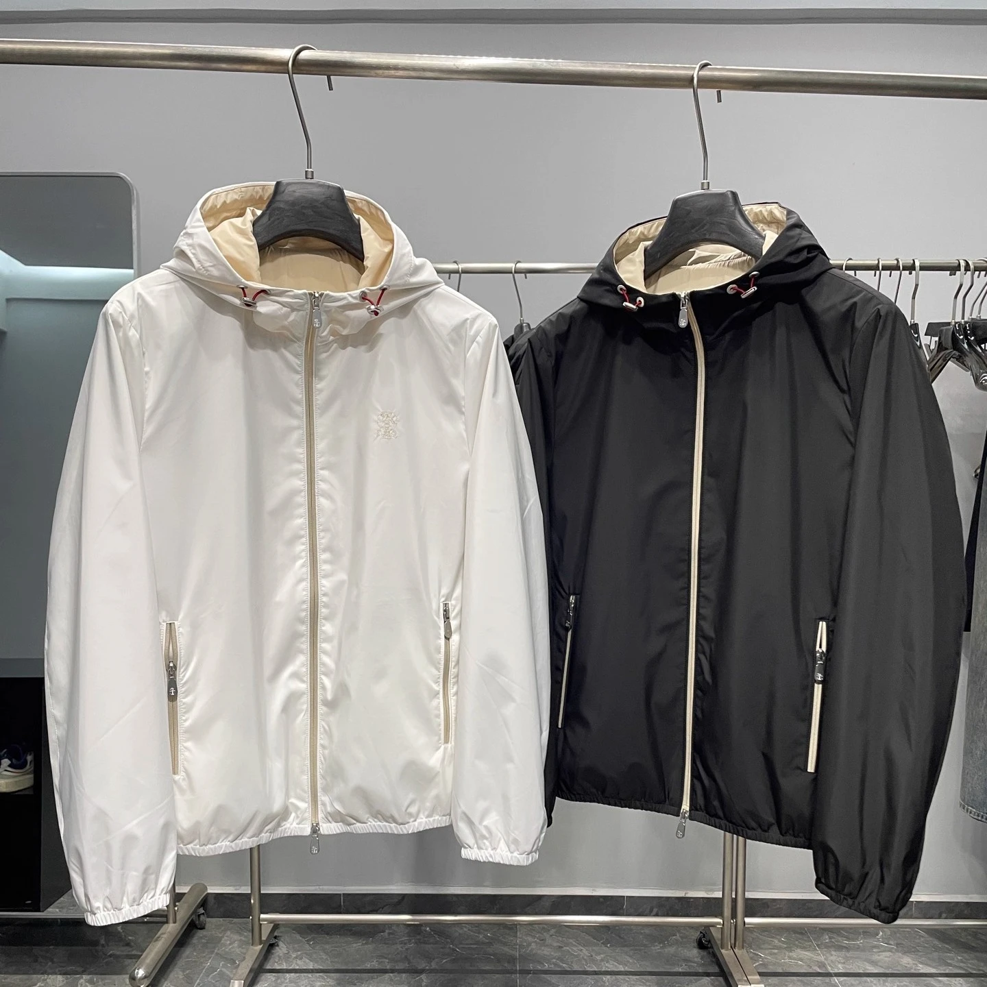 

BC Italy 25aw Solid Color Hooded Simple Casual Men's Jacket