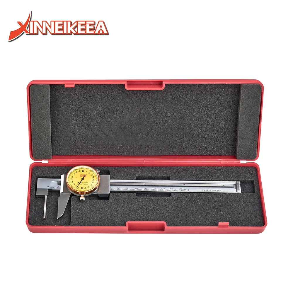 High-Precision Measuring Instrument With Watch Caliper Industrial Grade Measuring Tool Caliper Analog Caliper 0-150mm 0-200mm