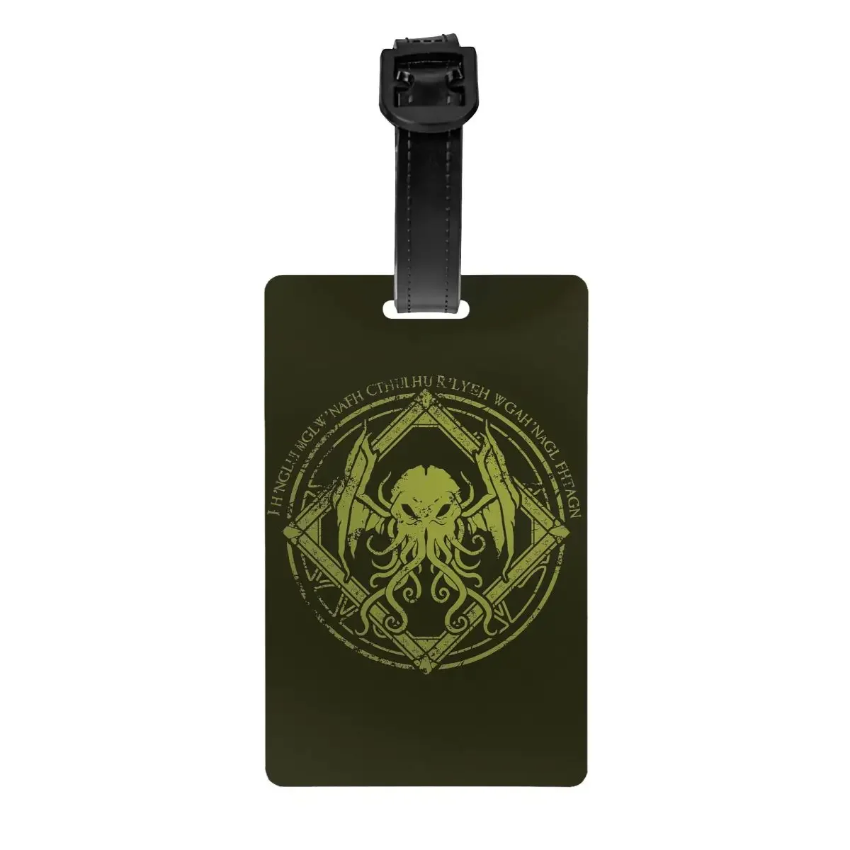 

Lovecraft Mythos Cthulhu Luggage Tag for Suitcases Cute Baggage Tags Privacy Cover Name ID Card