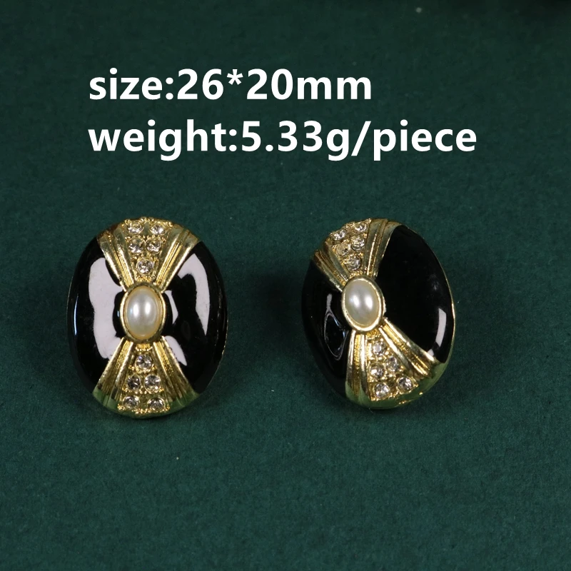 Black White Metal Wire Retro Enamel Earrings Elegant Exquisite Minimalist Office Style For Women Jewelry