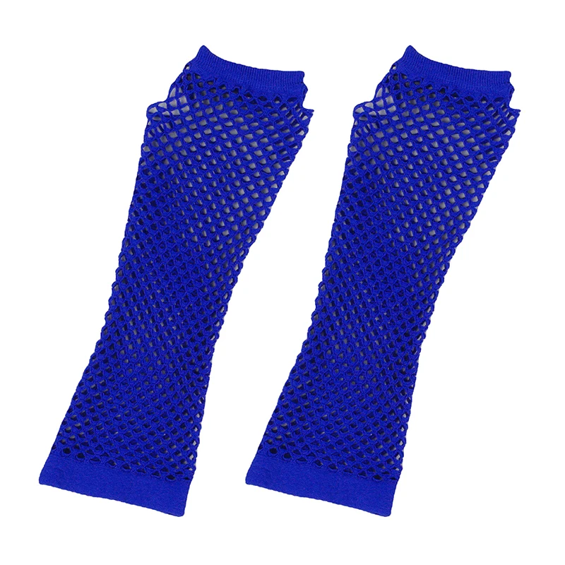 

1Pair Womens Long Fishnet Net Gloves Fingerless Mesh Gloves Punk Rock Fancy Night Club Party Arm Warmer Gloves Sexy Gloves