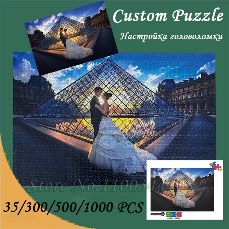 Custom Puzzle for Adults Pet Family Memories Personal Photo Jigsaw Puzzle Lover Family Diy Assembling Game Toys