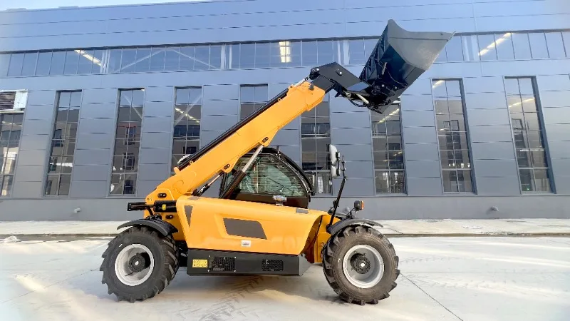 Customized Rough Terrain Forklift 3ton Telescopic Forklift Telehandler With Lifting Height 7m CE Certificate