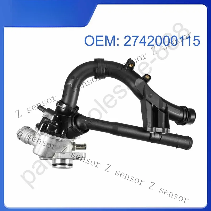 AAA+ Engine Coolant Aluminum Thermostat Housing Assembly for Mercedes-Benz GLC300