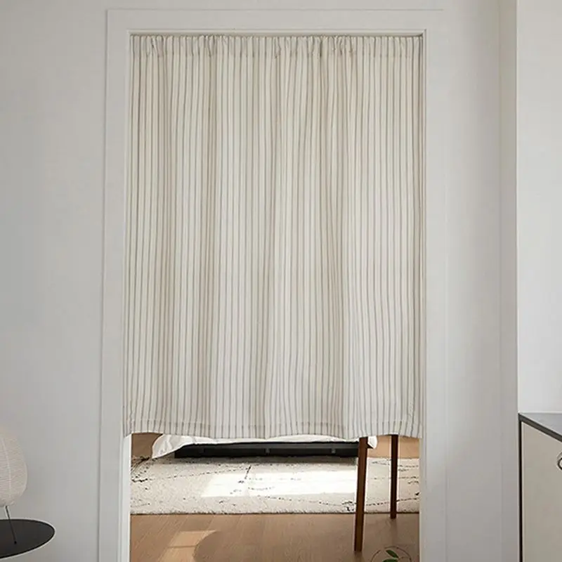 VIKAMA Korean Minimalist Door Curtains For Bedrooms, Kitchens, Wardrobes, Dirt Resistant Partition Curtains For Home Decor