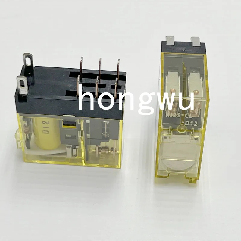 100% Original New 2PCS  RJ2S-CL-D12   RJ2S-CL-D24  relay  8A 8pins