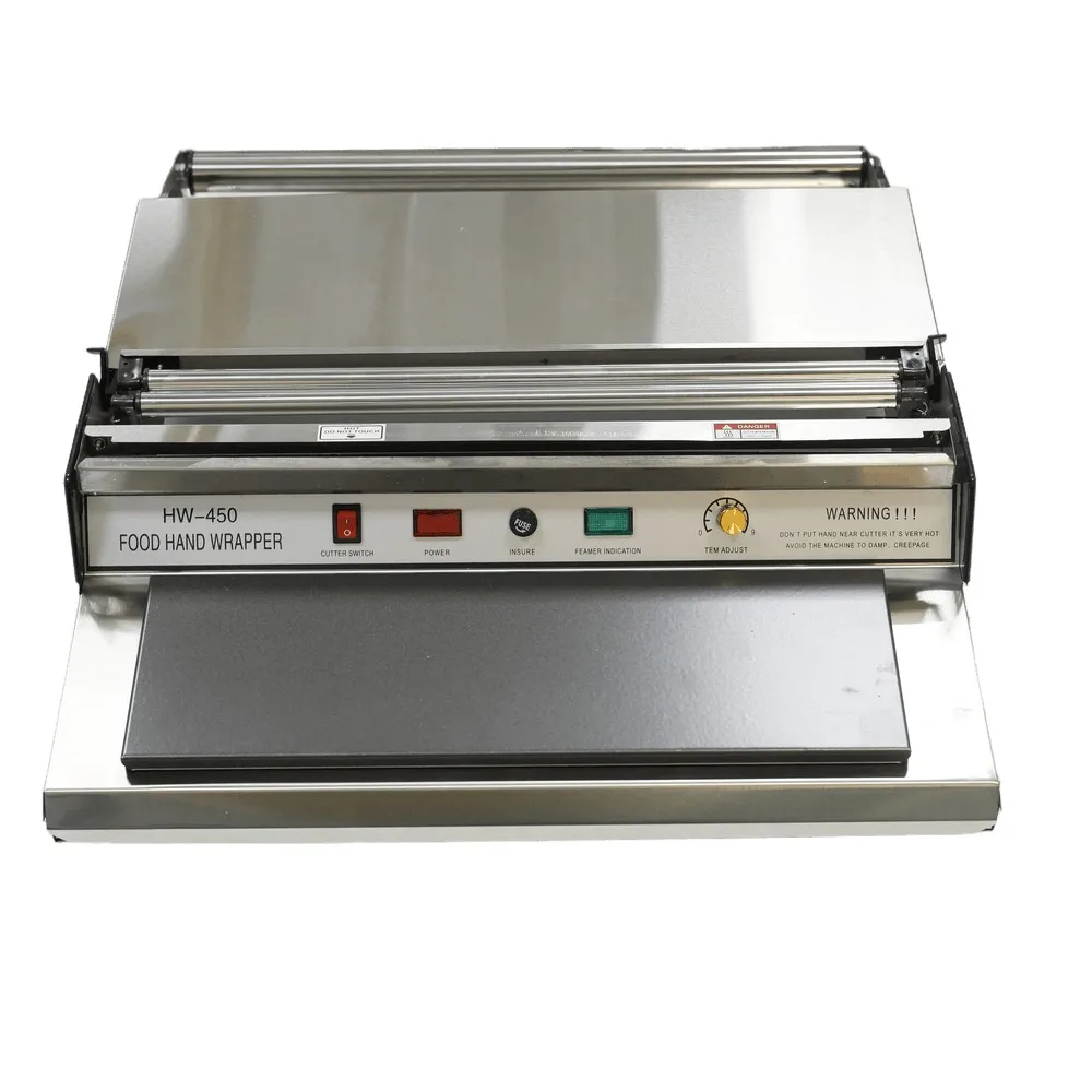 HW-450 Jakość Pulpit Fast Food Box / Maszyna do uszczelniania tac Mini Sealer Maszyna do uszczelniania tac z tworzywa sztucznego