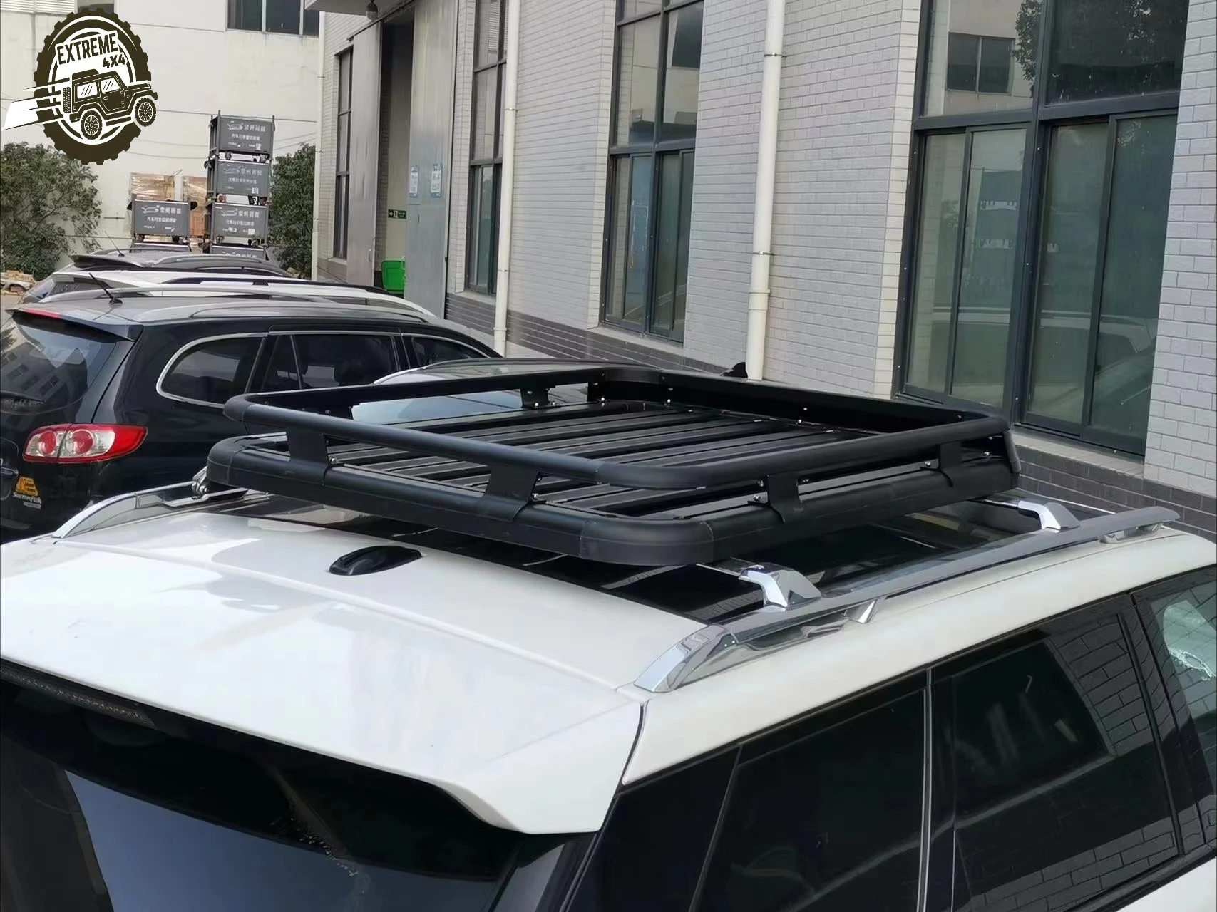 

High Quality Dual Layer Aluminum Alloy Roof Basket Car Roof Racks for Patrol Land Cruiser Prado Cars