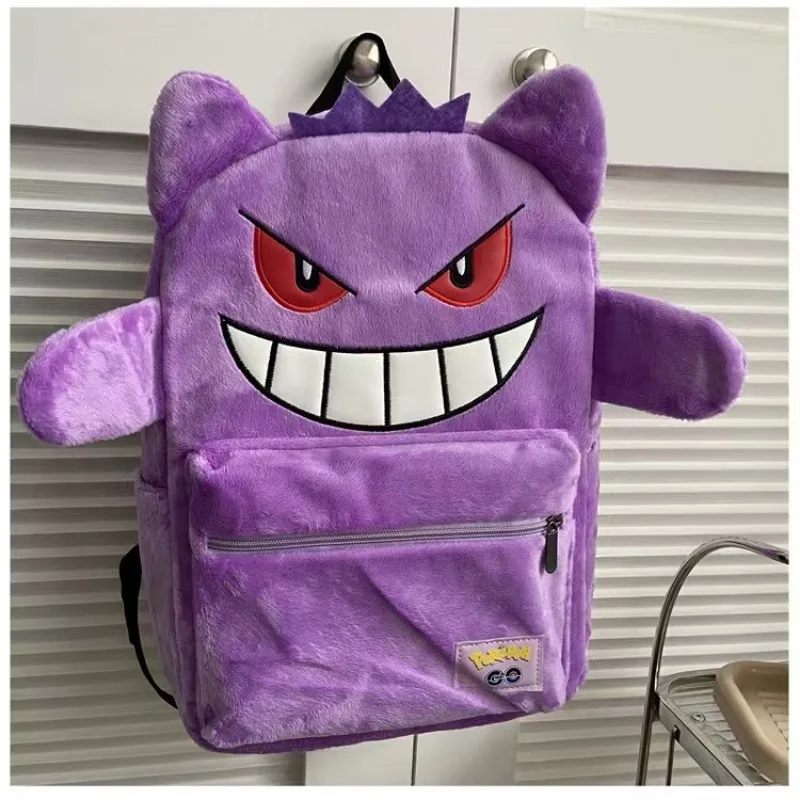 Pokemon Backpacks Students Large Capacity Schoolbags Cartoon Anime Gengar Snorlax Knapsack Boys Girls School Supplies Gift New