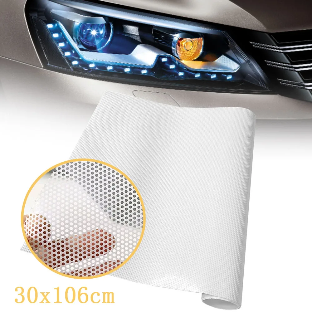 

1pc Car Grid Light Decoration Film Car Headlight Color Changing Film Car Taillight Styling Sticker Auto Exterior Accessories