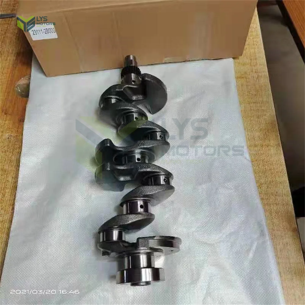 Crankshaft G4FJ G4FD For Hyundai KIA I30 (GD) G6 1.6 T-GDI CEE'D (JD) 231102B610 23110-2B610 23041-2B600 23041-2B620 23041-2B610