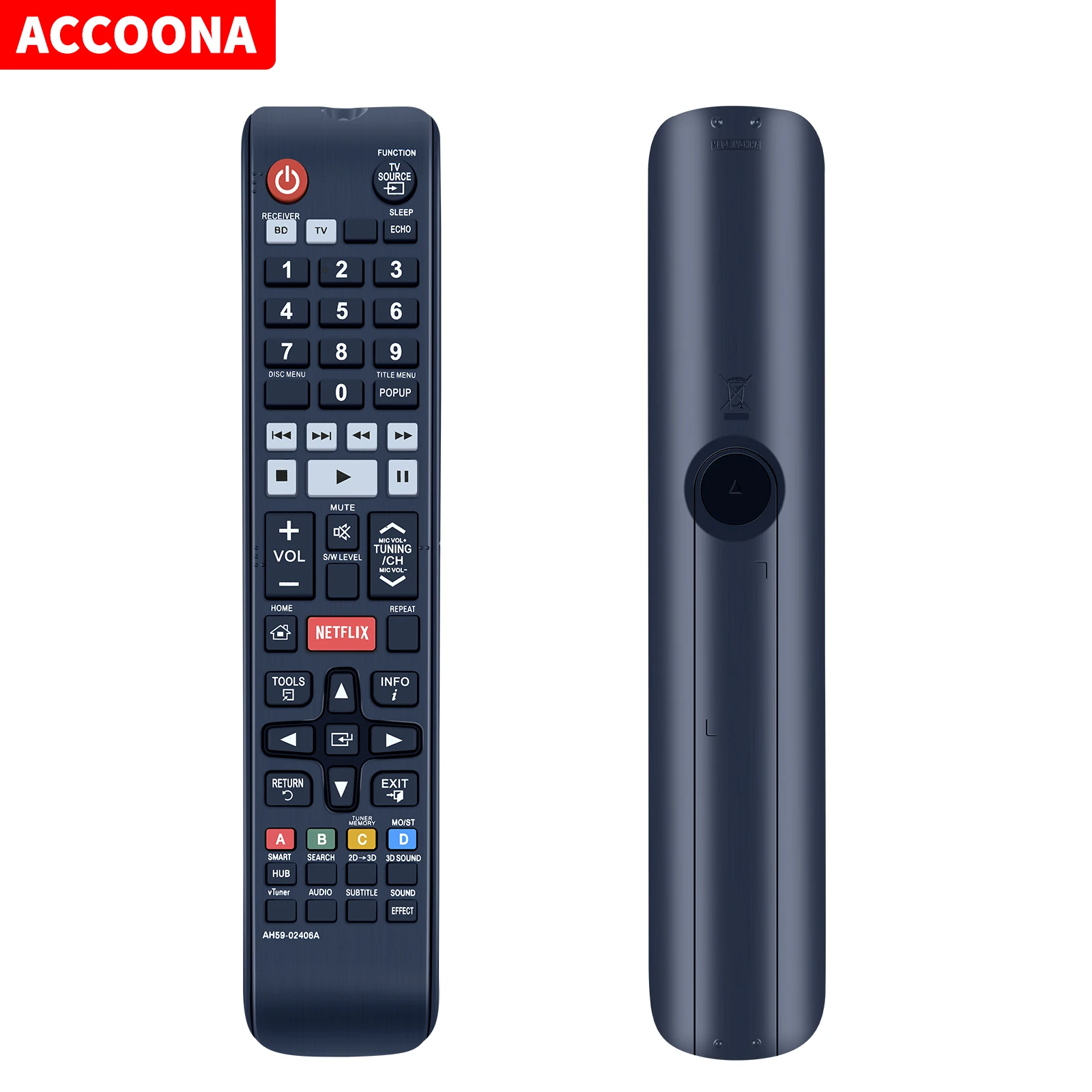 

Remote For Samsung AH59-02406A AH59-02540A HT-F5550K HT-F5500KAH59-02402A HT-E4500K HT-E5530K HT-E5550K Blu-ray Home Entertainme