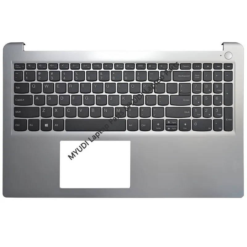 New US SP Keyboard For Lenovo IdeaPad 1 15ADA7 15AMN7 2022 Laptop Palmrest Upper Cover Keyboard TopCase Spanish Keyboard Replace