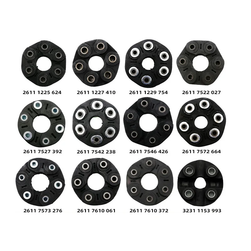 Drive Shaft Coupling Rubber Mount Bushing-Transmission Shaft Leather Cake Rubber Connecting Plate Fit for BMW 1 Series 3 Series