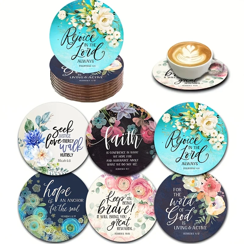 Wooden Bible Verse Coasters 2