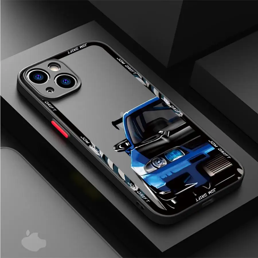 Cool Car Phone Case for Xiaomi Redmi Note 11 Pro 11T 10 Pro 9 11S 9S 9T 12 13 Pro 12S 10S 9Pro 5G 11 Matte Cover