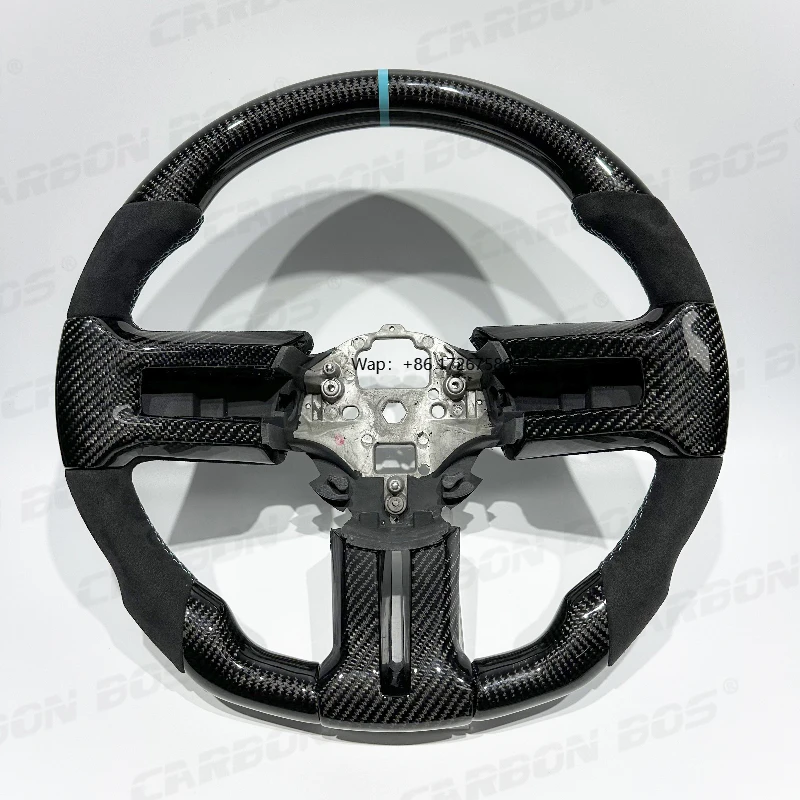 

Factory Direct Sales for 2011-2014 Mustang GT Racing Style Sheber Models Can Be Customized Carbon Fiber Car Steering Wheel