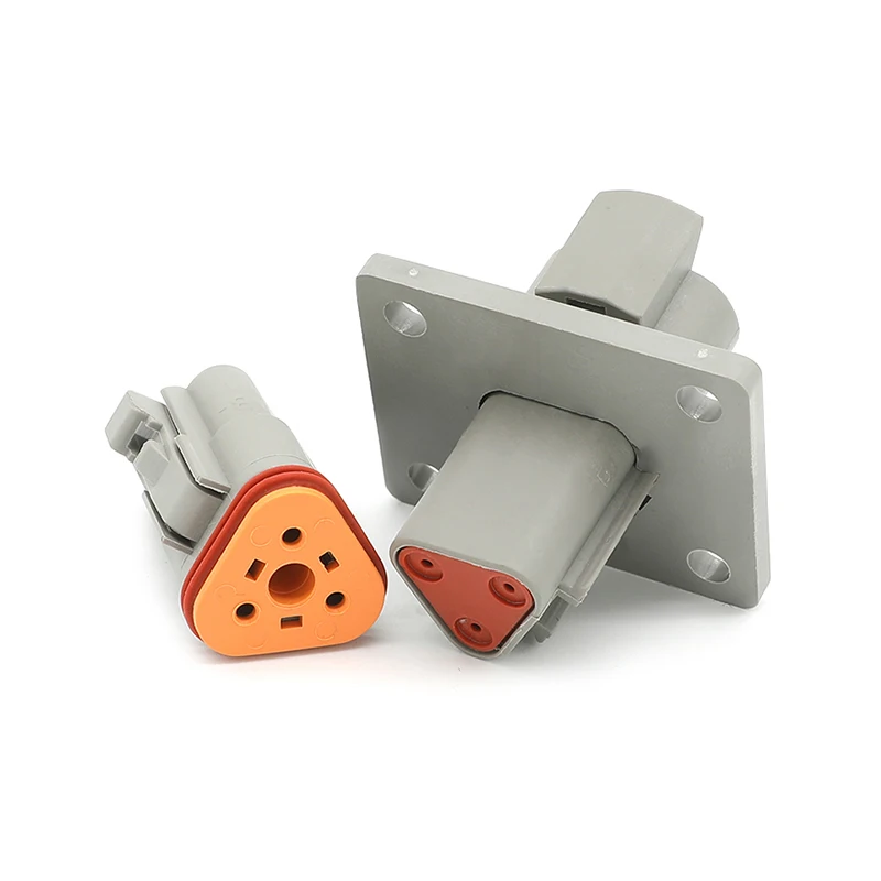 DT04-3P-L012 車コネクタ 3 ピンオスプラグ DEUTSCH オリジナル防水バンドフランジ付きオス端子 1060-16-0122