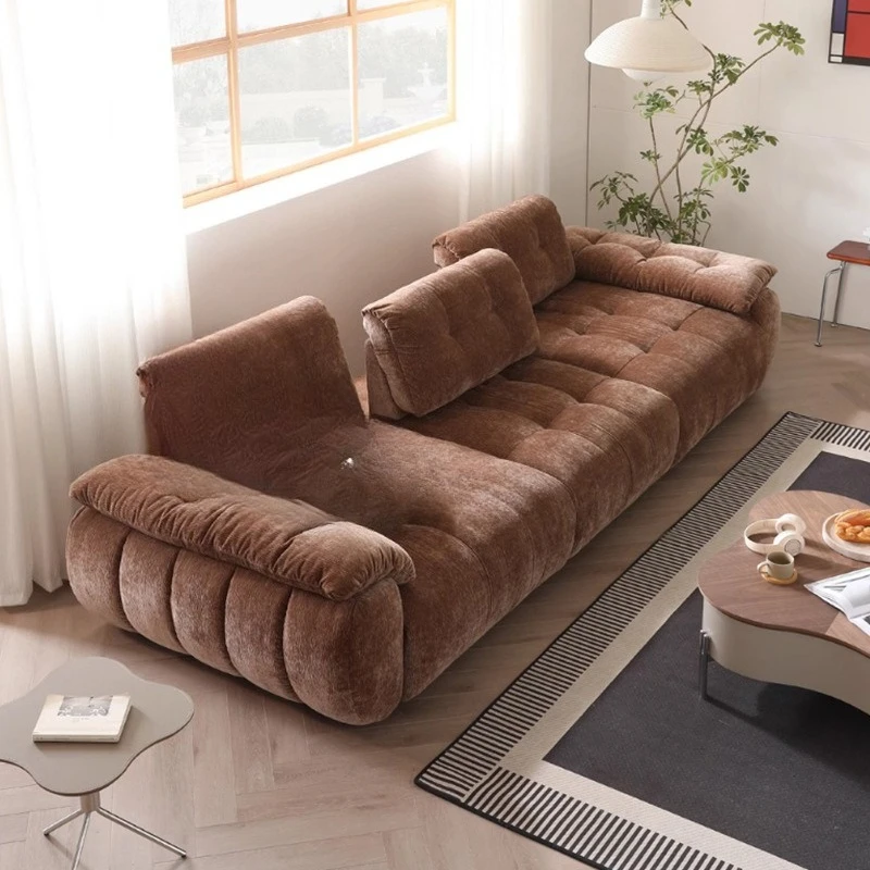 

Регулируемый передний и задний прямой диван для гостиной, современный простой диван для нескольких человек