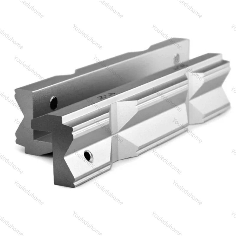 NEW CNC Milling Steel Vise Hard Jaw Fixture V-Type Jaw Aluminum Alloy 4