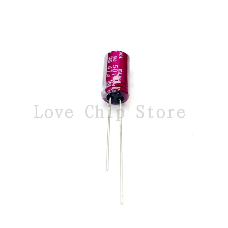 10Pcs/20Pcs/50Pcs ELNA RA3 Series 50V47UF 6X11MM Audio Electrolytic Capacitor 47UF50V 6*11mm 100% New and Original