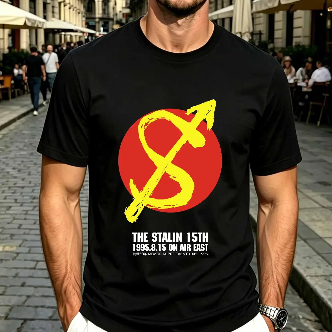 washed T Shirt The Stalin Stop Jap Live Event 1995 Old School Japanese Hardcore Punk 4 colorways long or short sleeves vintage