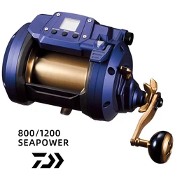 2023 DAIWA SEAPOWER 800/1200 Electric Fishing Reel 5+1BB Max Drag 30kg Seawater Fishing Wheel