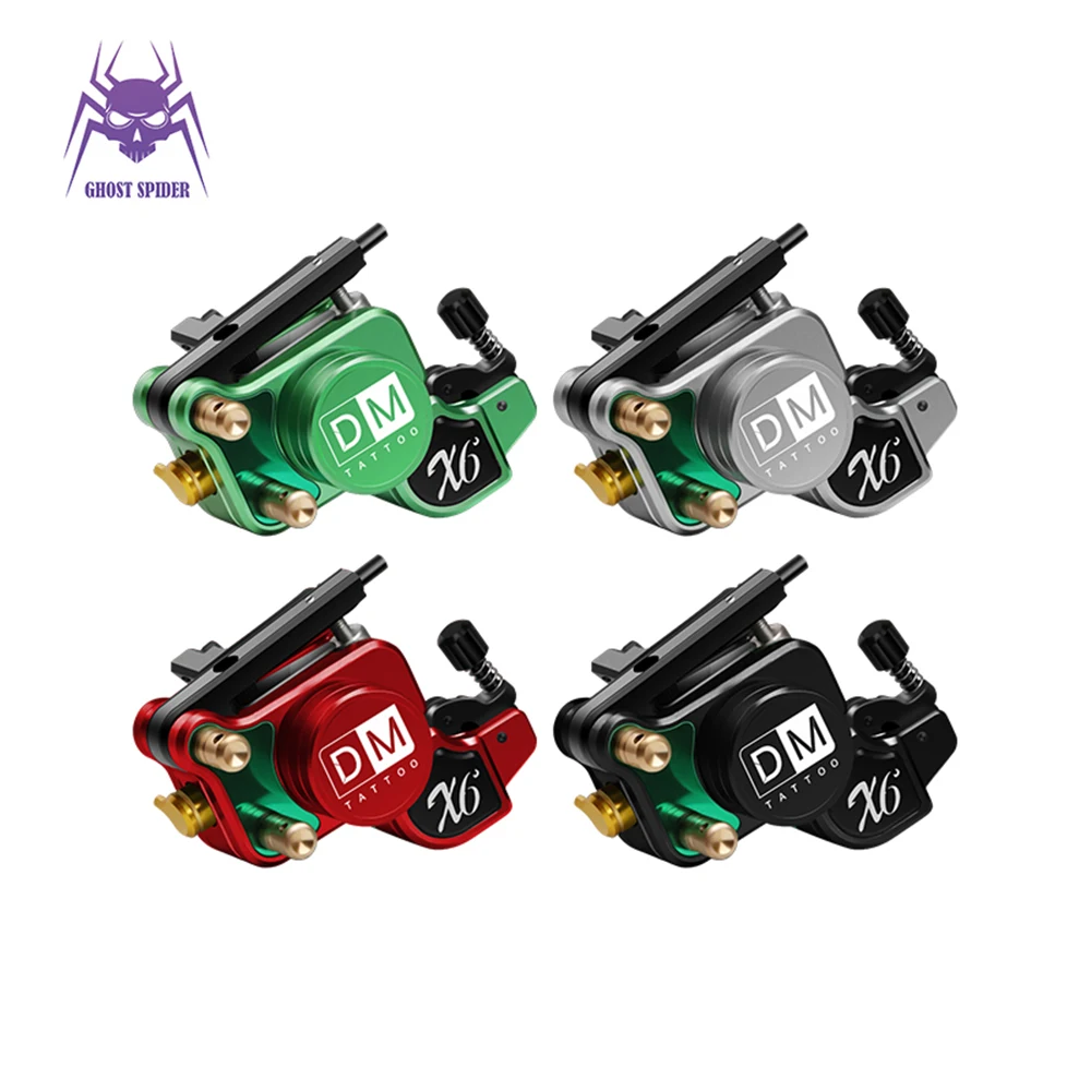 Professional Rotary Tattoo Machine 4MM Stroke Custom Motor Powerful Machine Soft Hard Hit Adjuster Tattoo Gun Permanent Makeup