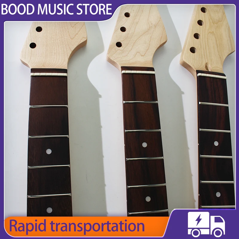 60s Style Electric Guitar Maple Neck 8/10mm Knob Aperture Rosewood Fingerboard Handmade Fend StracasterGuitar Neck 21/22Frets