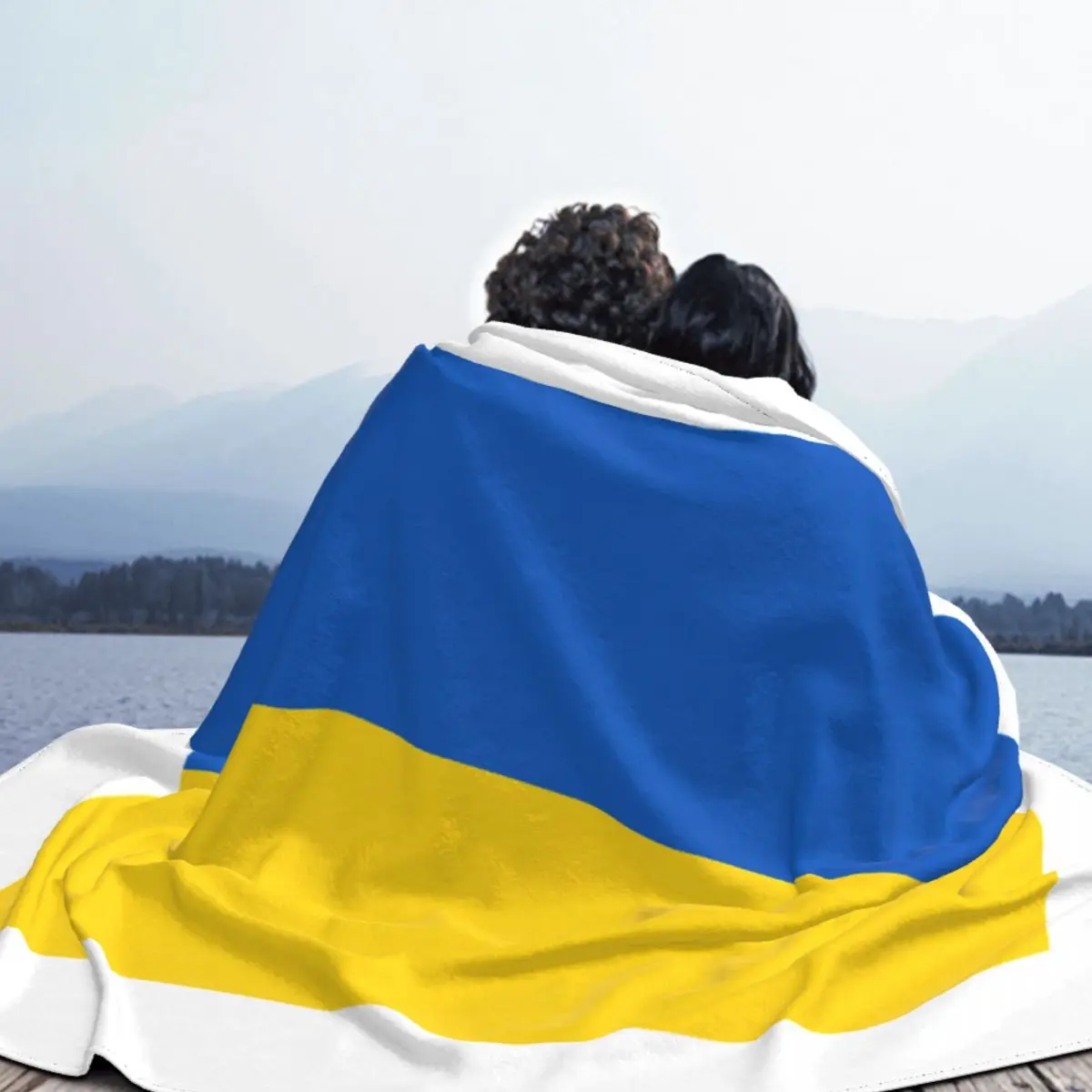 Flag Of Ukraine Blanket Soft Warm Flannel Throw Blanket Bedspread for Bed Living room Picnic Travel Home Sofa
