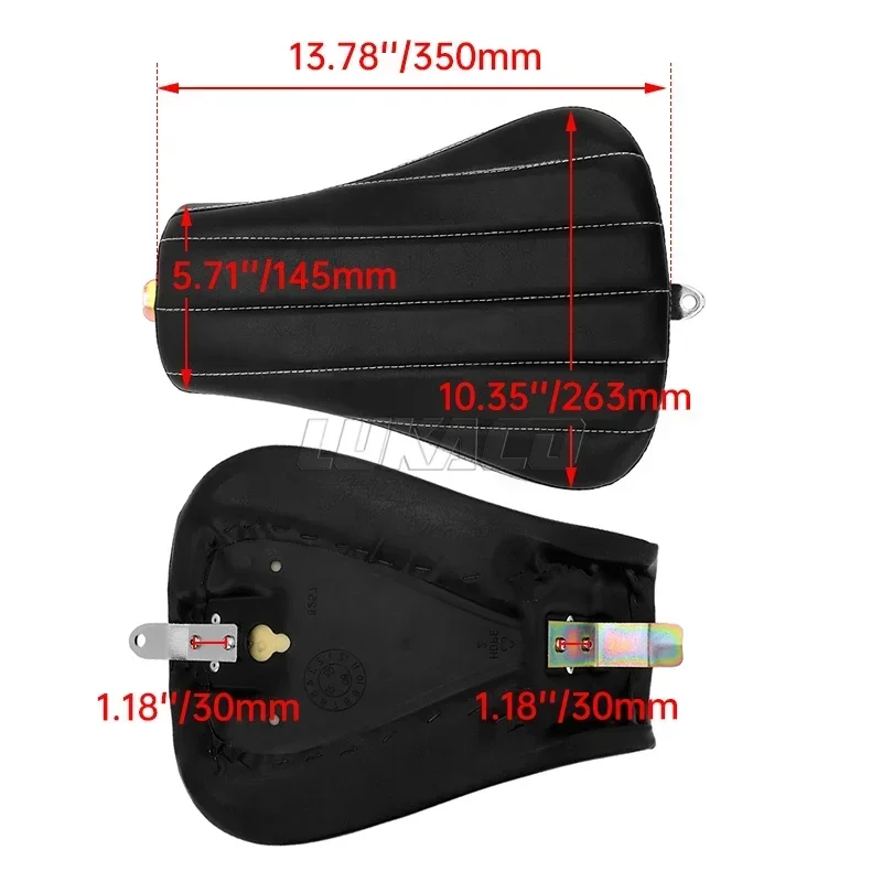 Motorcycle Front Driver Seat Cushion Black Rider Pillow Cushion Accessories For Harley Sportster 48 XL1200X 72 XL1200V 2010-2015