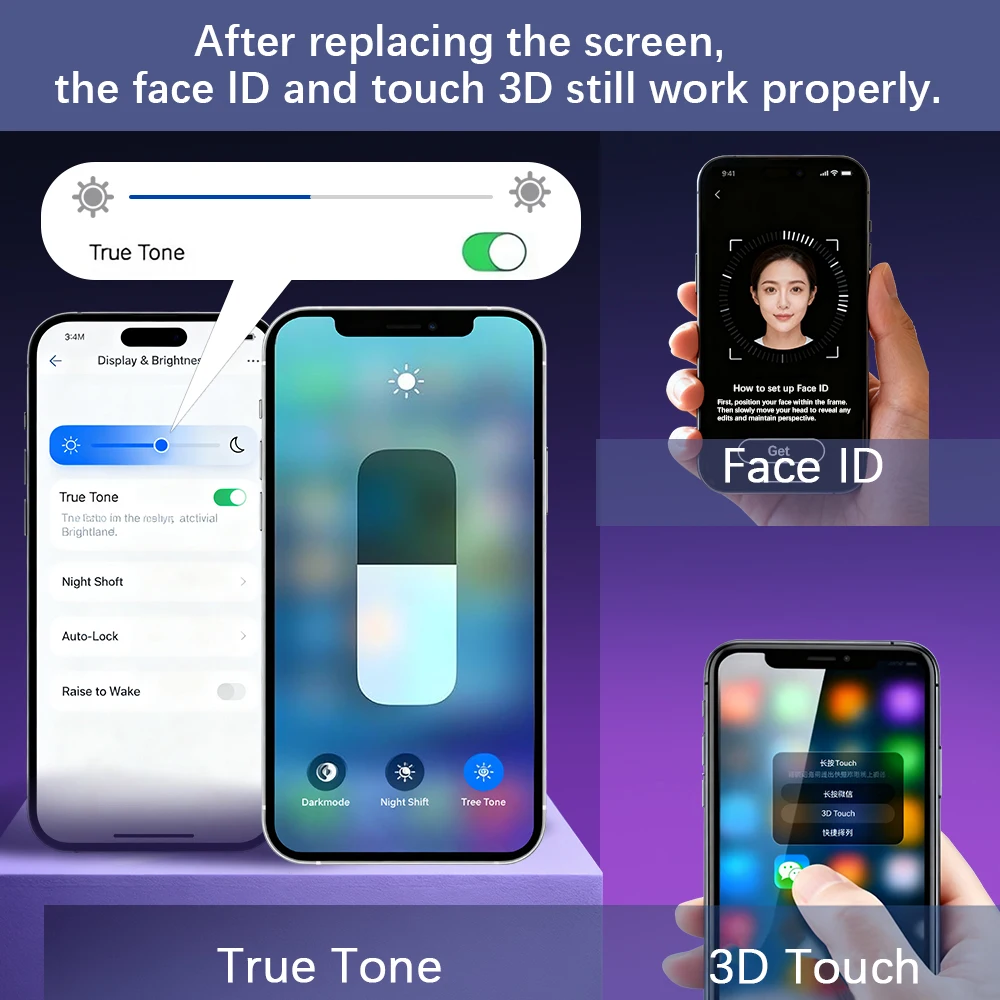 Oled Incell Display For Iphone 14 Pro 14pro Touch Screen Digitizer Full Assembly For Iphone 14Pro Replacement Easy Installation