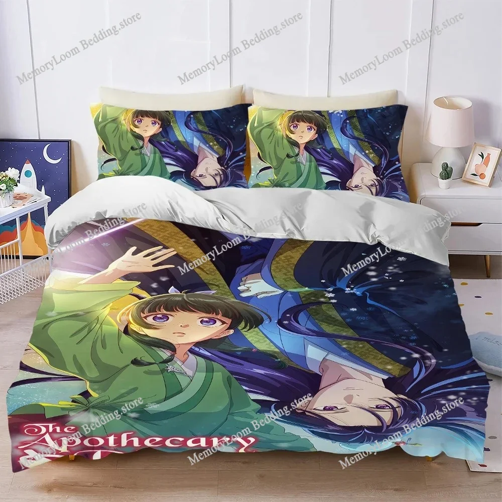 Anime The A-Apothecary Diaries Duvet Cover Set Home Style Bedding Soft Laundry Cotton Bed Student Dormitory Gift Home Textile741