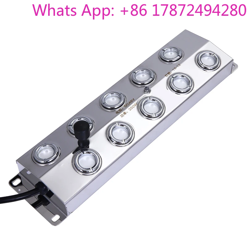 350W  Wave Mist Generator Atomizing Plate 10 Head Pool Mist Generator Humidifier Landscape Pool Spray