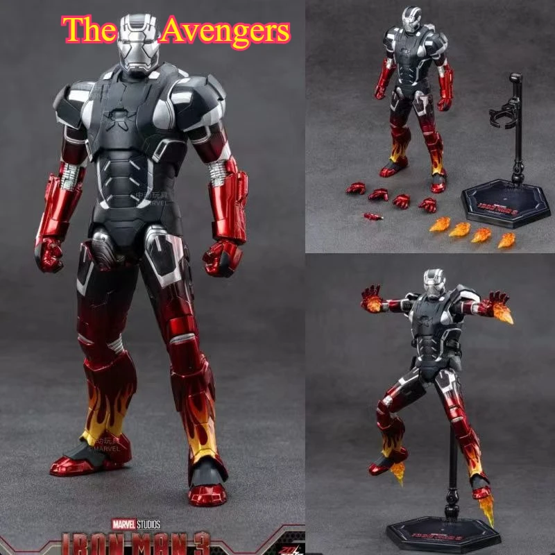 

Marvel Genuine Iron Man Action Figure Doll The Avengers MK47 MK41 MK16 Mobile Handheld Toy Model Boy Birthday Gift Ornament