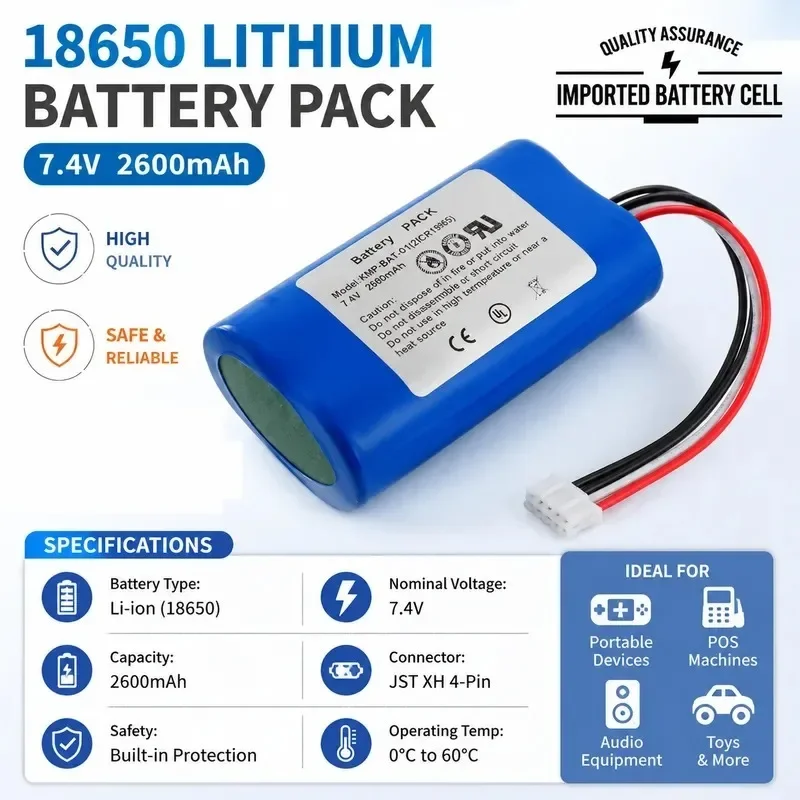 [NEW]  for Qixi BF-600 Monitor Battery KMP-BAT-01 Factory Direct Sales Quality Assurance