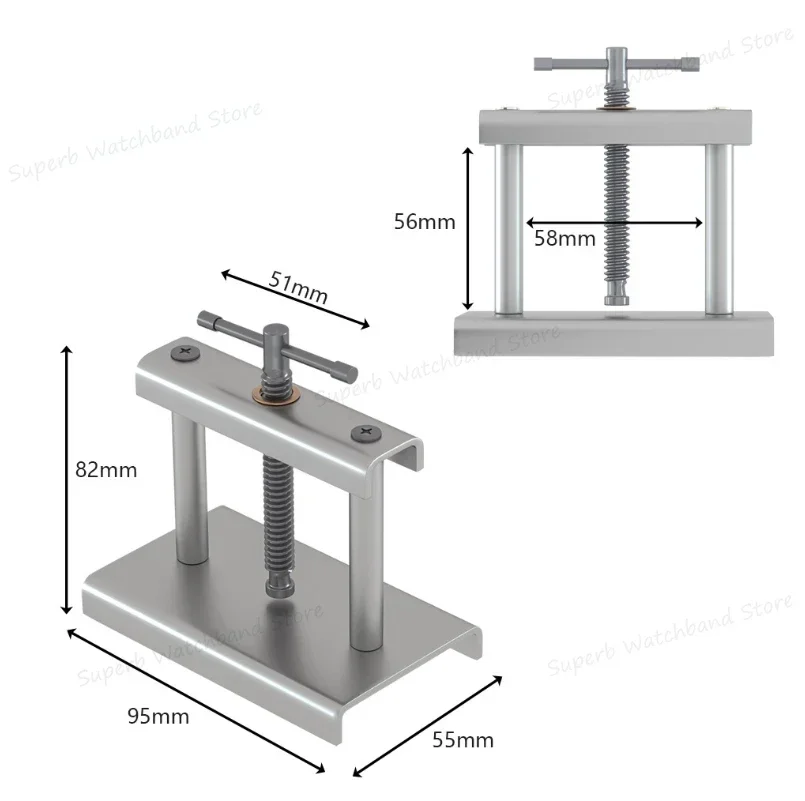 Профессиональный набор пресс для часов, 12 шт., задняя часть для часов, инструмент для закрытия корпуса и фитинговые штампы, набор инструментов для ремонта часов для часовщика